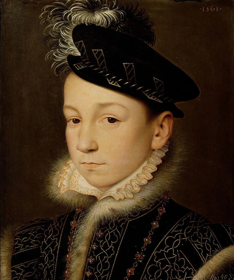Frankrike kong Charles IX - François Clouet

Source:
Le roi Charles IX de France - François Clouet