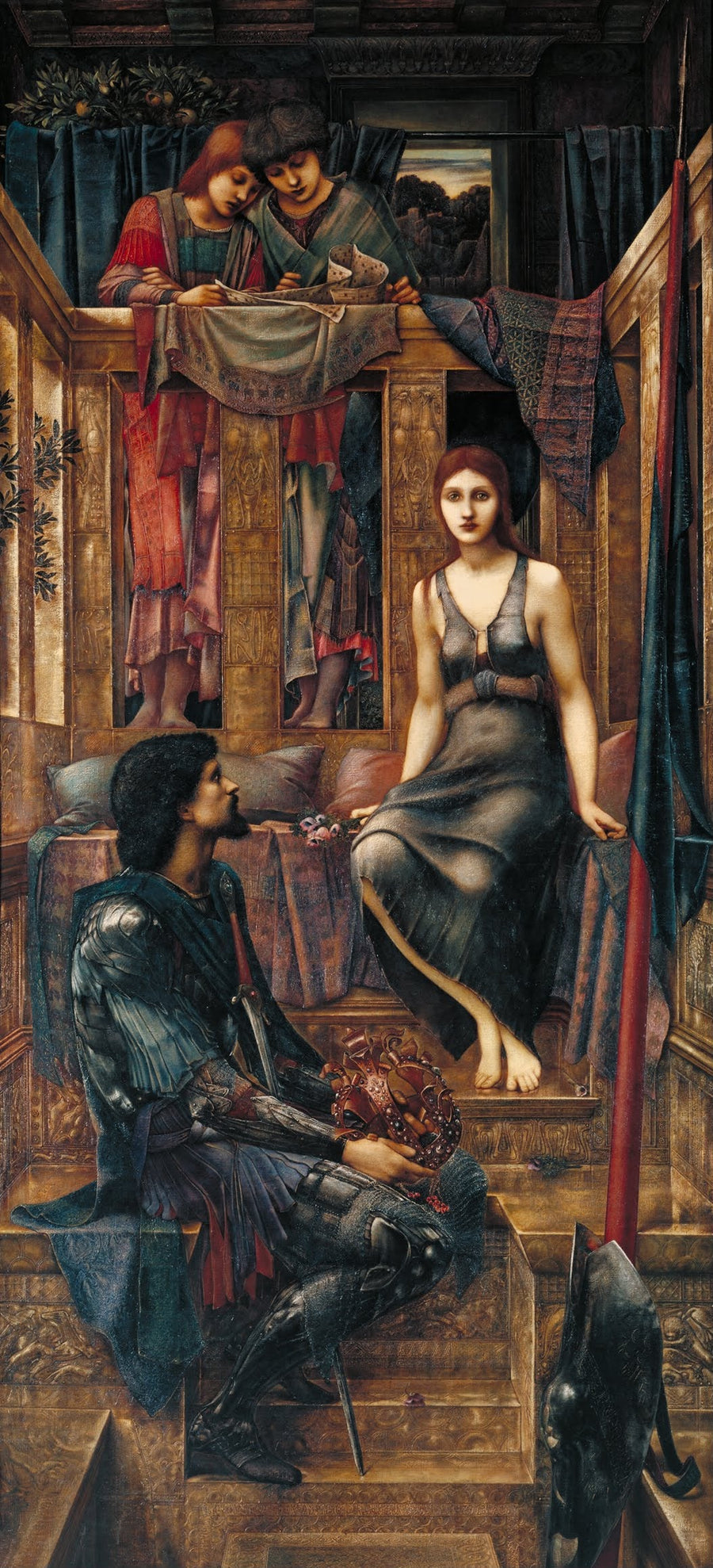 Kongen Cophetua og den unge tiggere - Edward Burne-Jones