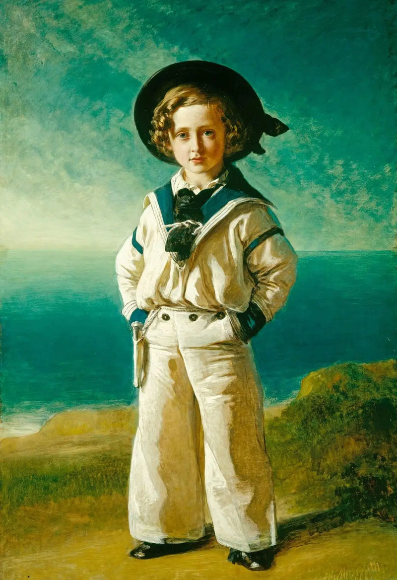 Kongen Edvard VII (1841-1910), mens Albert Edvard, prins av Wales - Franz Xaver Winterhalter

Source:
Le roi Édouard VII (1841-1910), alors qu'Albert Édouard, prince de Galles - Franz Xaver Winterhalter