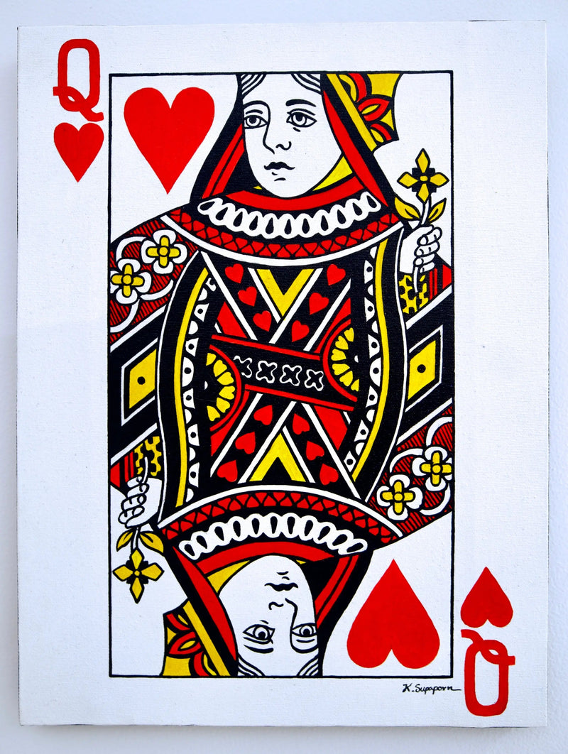 Kongen og Dronningen av Hjerter | 30 x 40 cm (x2)