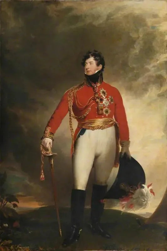 Kongen George IV (1762-1830) som prins regent - Thomas Lawrence