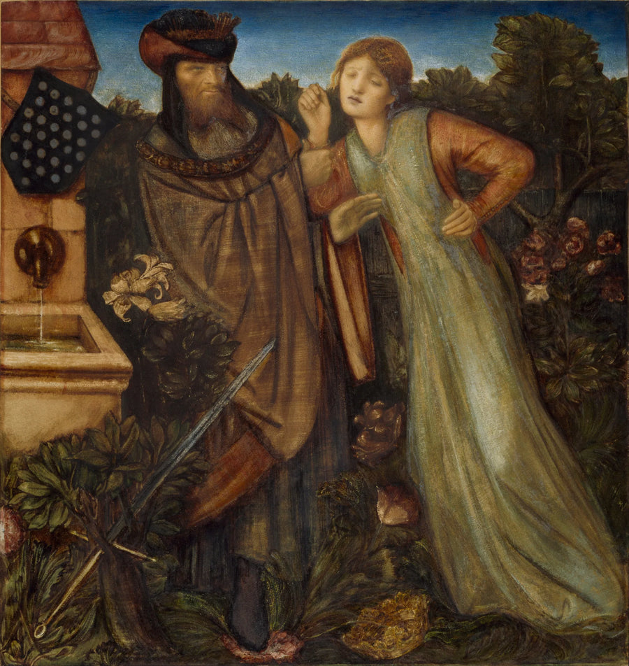 Kongen Mark og den vakre Iseult - Edward Burne-Jones