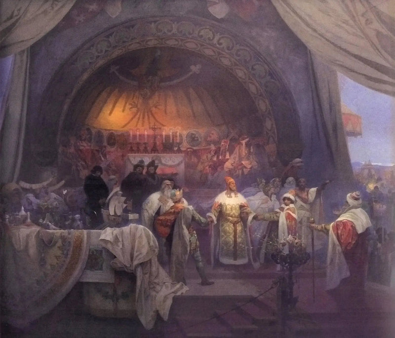 Kong Premysl Ottokar II av Böhmen - Alphonse Mucha