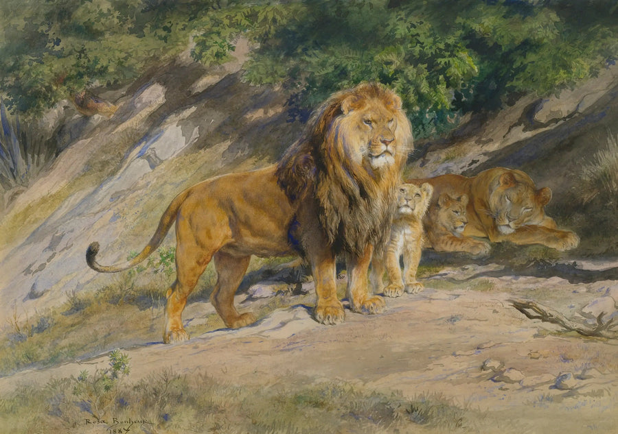 Kongen ser på - Rosa Bonheur