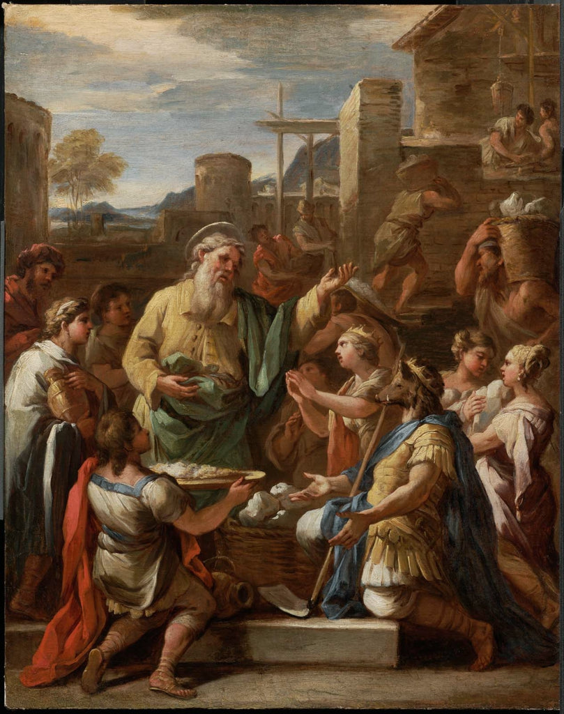 Kongen Tiridate foran den hellige Gregor den armenske - Luca Giordano