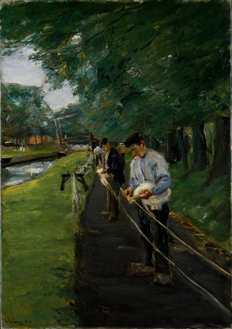 Seilergata i Edam - Max Liebermann