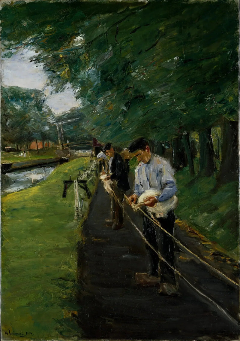Seilergata i Edam - Max Liebermann
