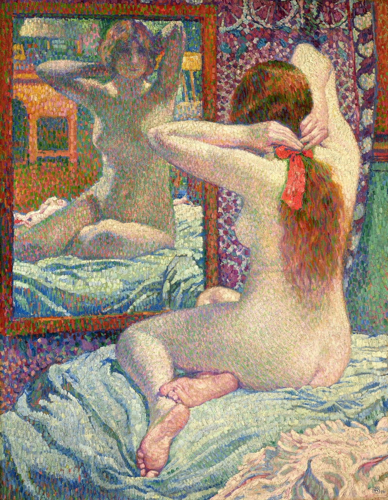 Den skarlagensrøde båndet - Théodore van Rysselberghe