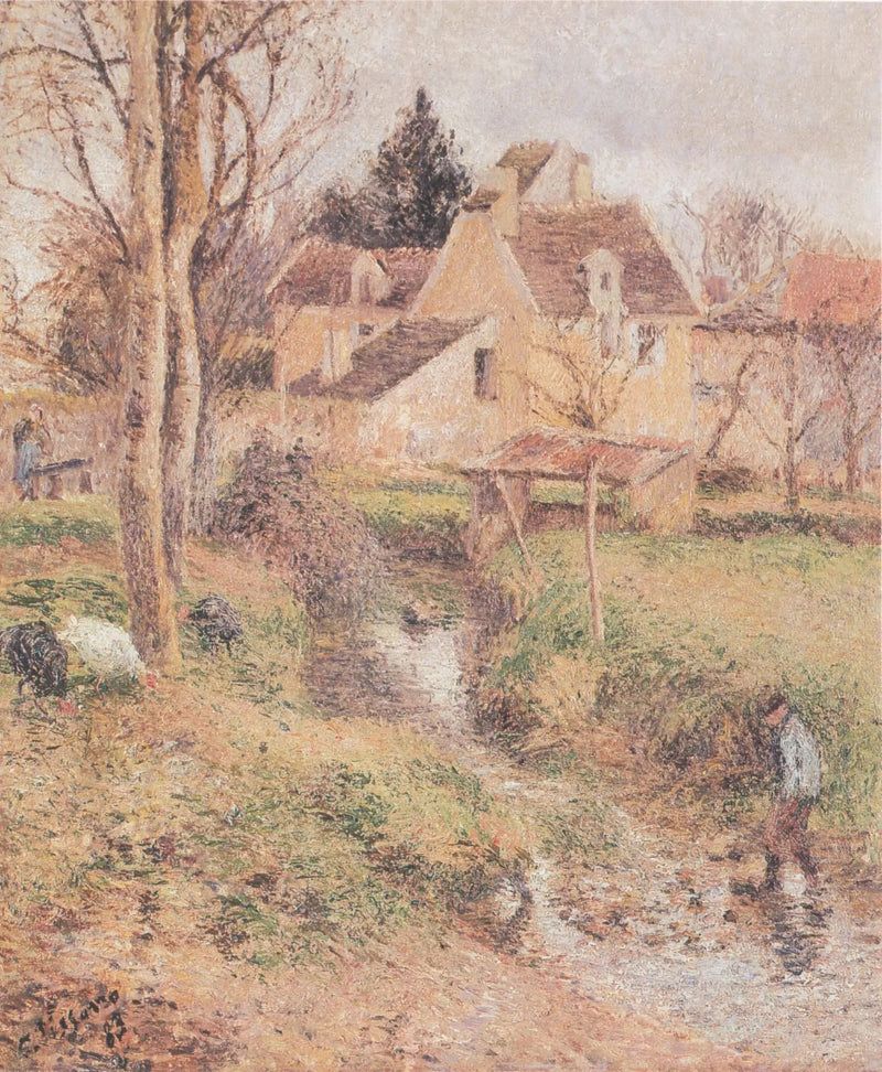 Bekken i Osny - Camille Pissarro