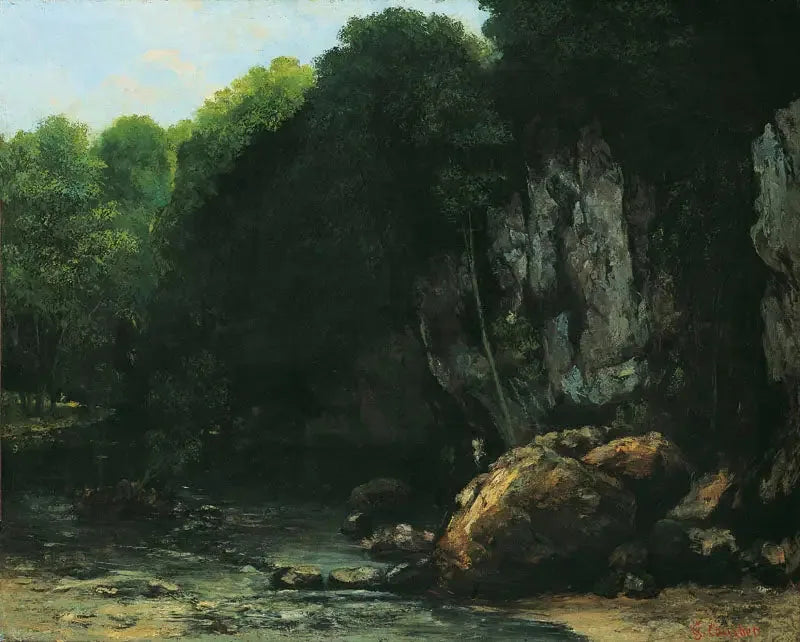 Puits-Noir-elven - Gustave Courbet