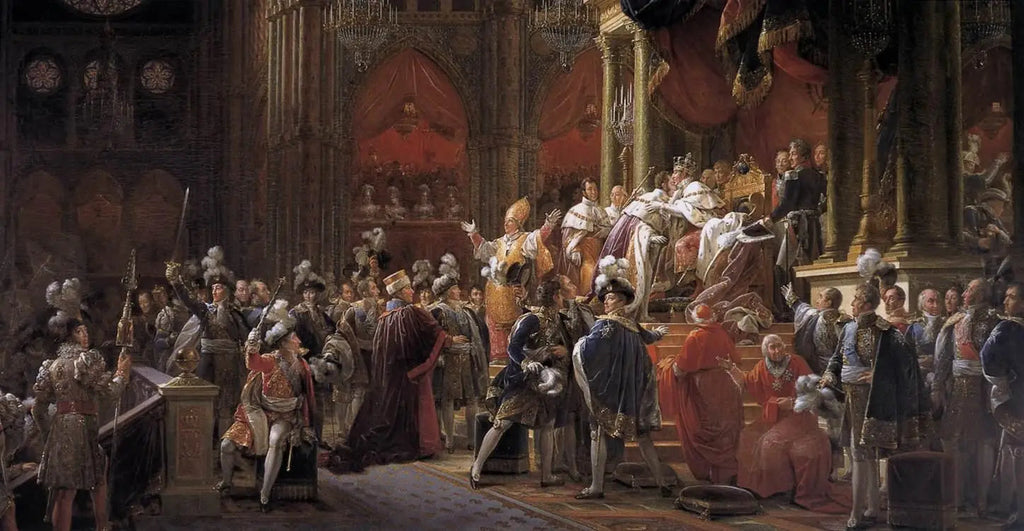 Le sacre de Charles X - François Gérard image 1 reproduction réalisée par Alpha Reproduction
