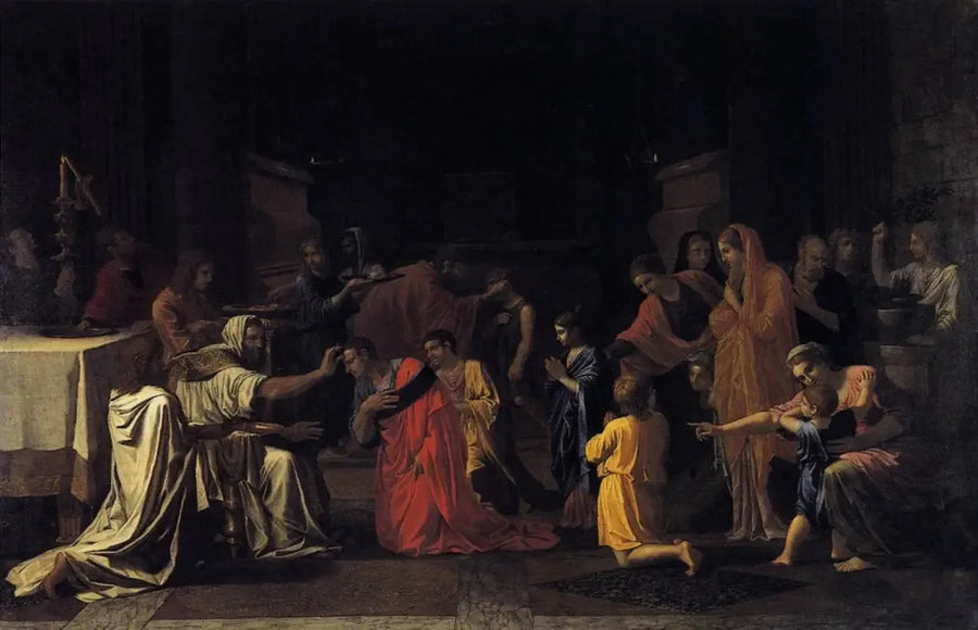 Nadverden av konfirmasjon - Nicolas Poussin