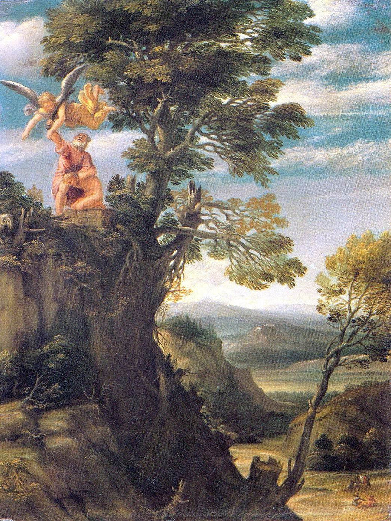 Abrahams ofring - Annibale Carracci
