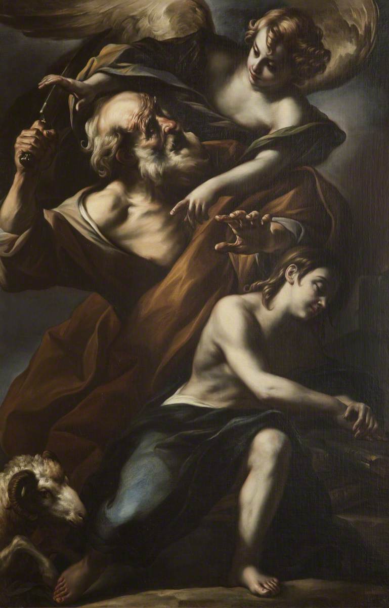 Isak ofrer - Guercino