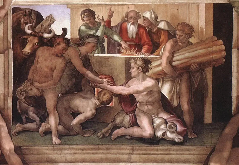 Noahs offer - Michelangelo