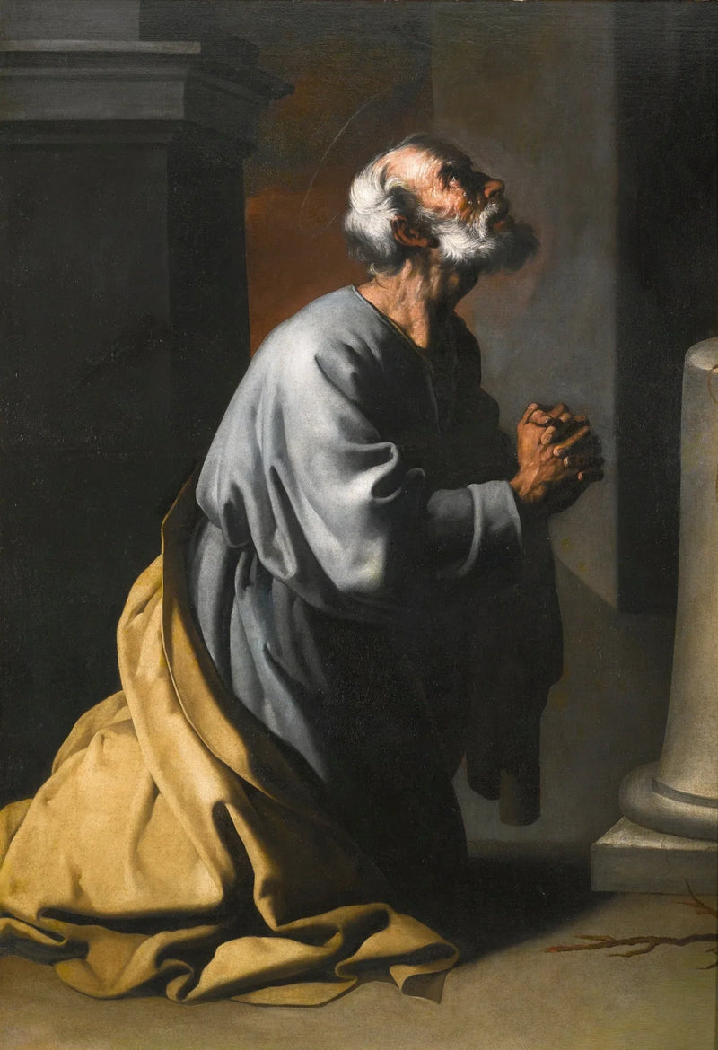 Den botferdige Sankt Peter - Francisco de Zurbarán