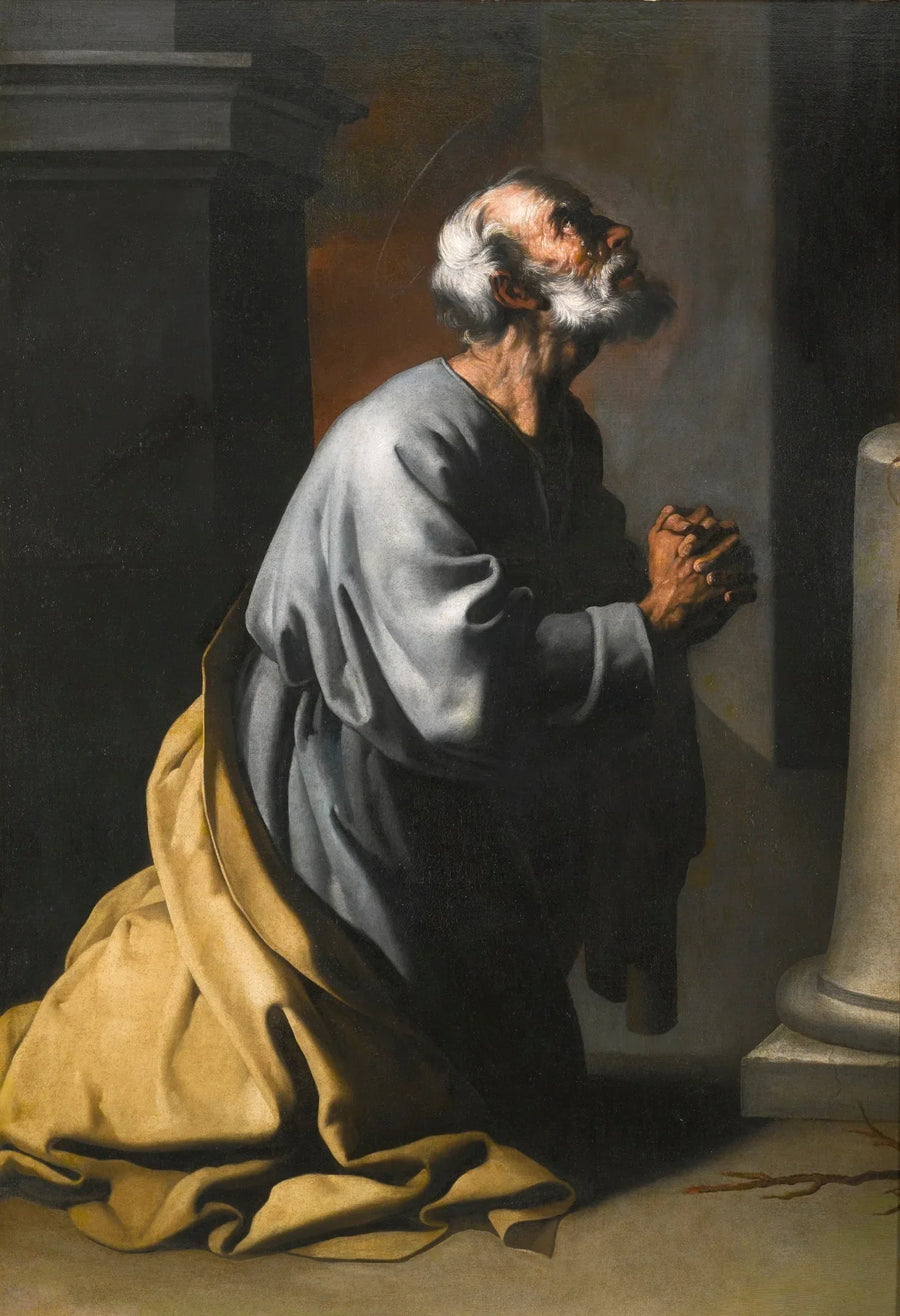 Den botferdige Sankt Peter - Francisco de Zurbarán