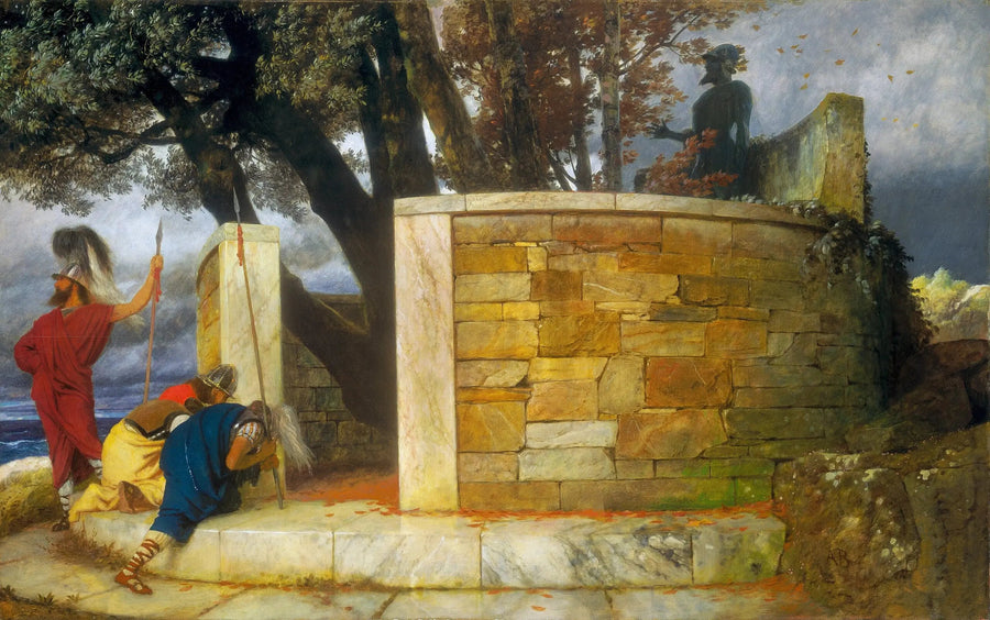 Herkules' helligdom - Arnold Böcklin

Source:
Le sanctuaire d'Hercule - Arnold Böcklin