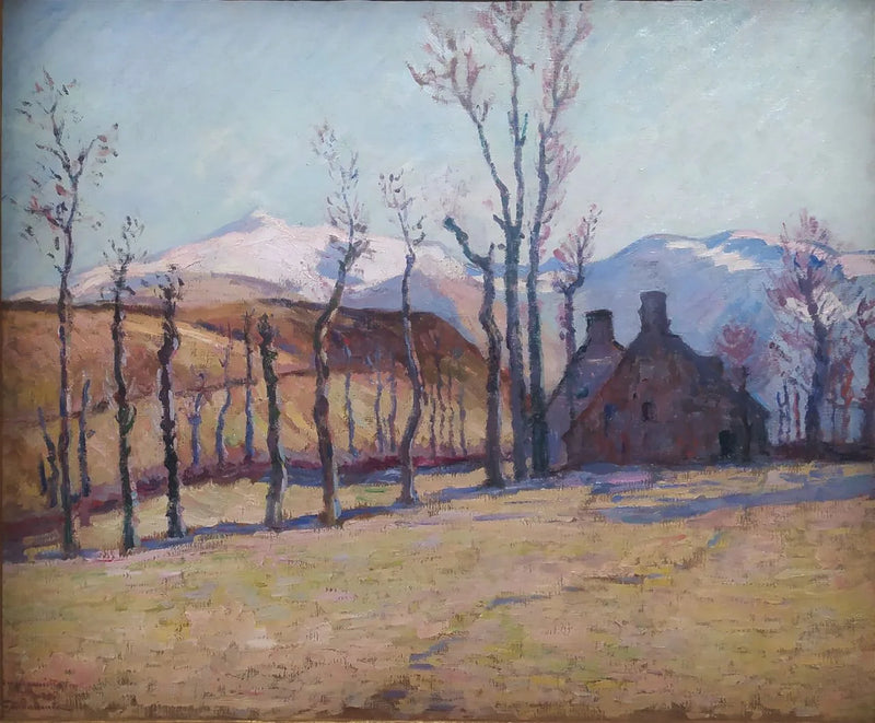 Den snødekte Sancy, sett fra Saint-Sauves, 14. februar 1896 - Armand Guillaumin