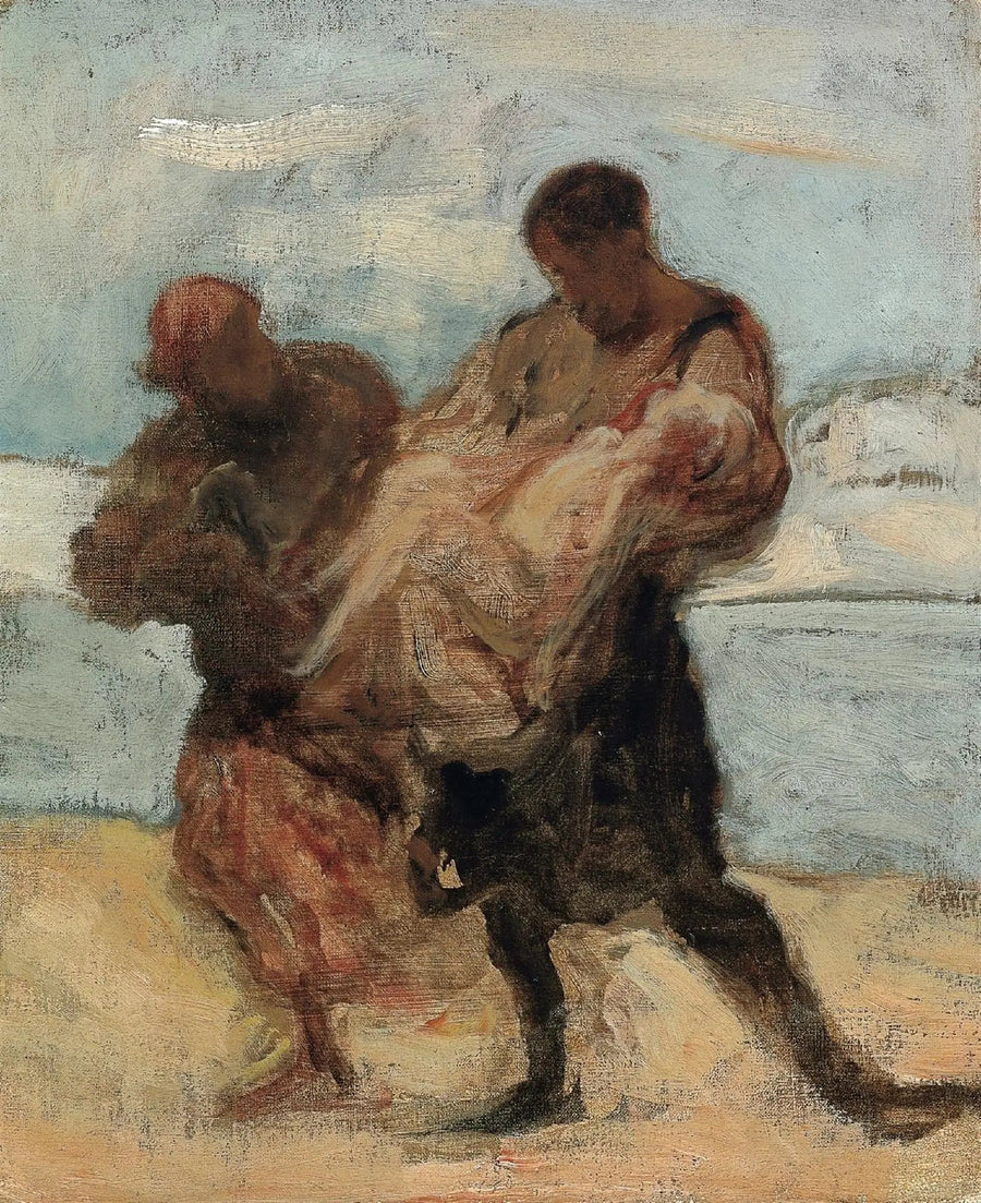 Redningen - Honoré Daumier