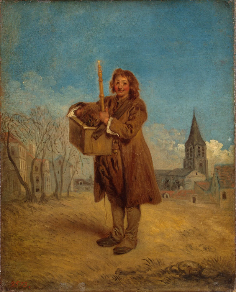 Den Savoyard og Marmotten - Antoine Watteau