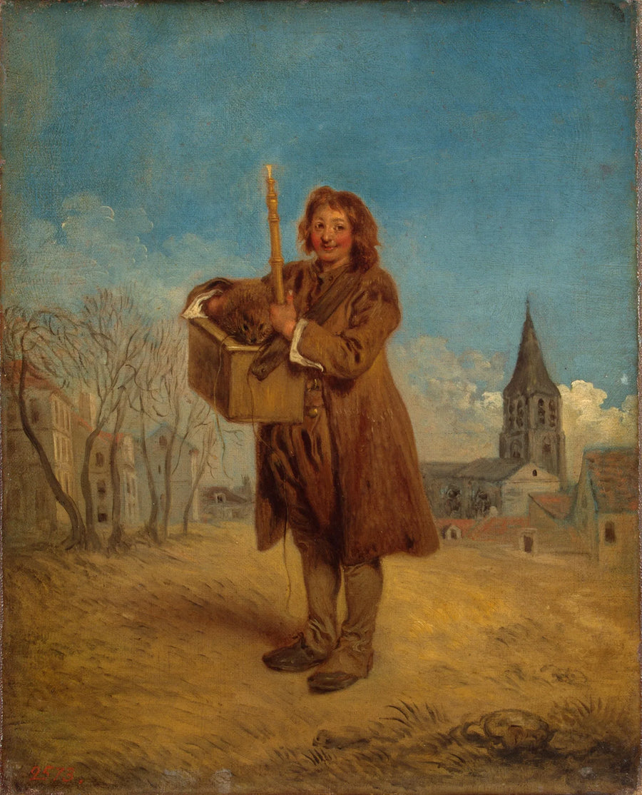 Den Savoyard og Marmotten - Antoine Watteau