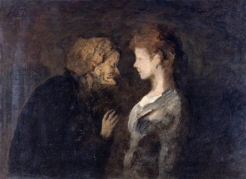 Hemmeligheten - Honoré Daumier