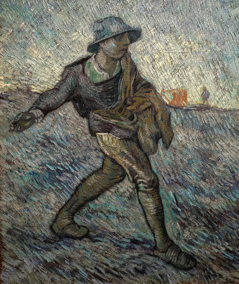 Sårmannen (etter Millet) - Vincent van Gogh