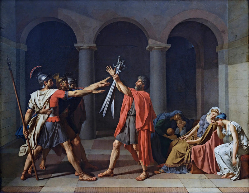 Horatiernes ed - Jacques-Louis David