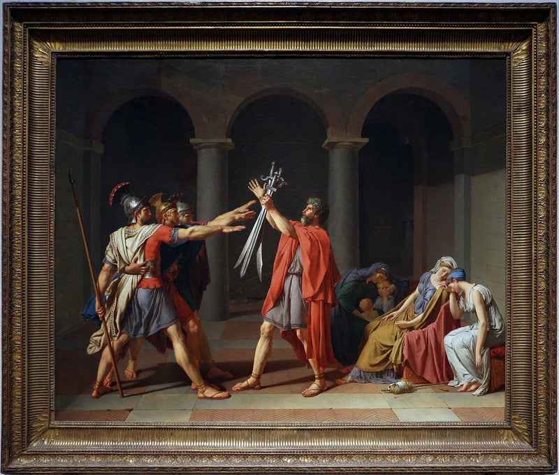 Horatiernes ed - Jacques-Louis David