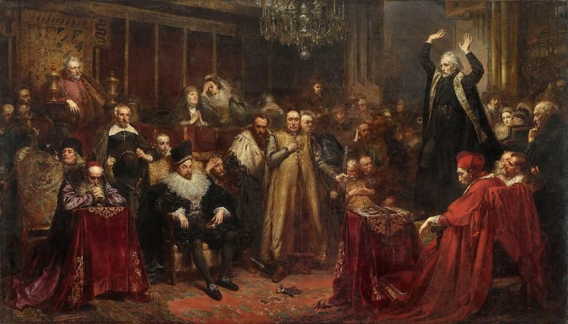 Piotr Skarga's Preken - Jan Matejko

Source:
Le Sermon de Piotr Skarga - Jan Matejko