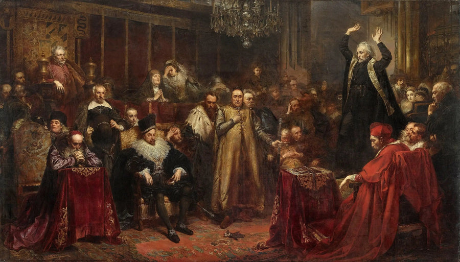 Piotr Skarga's Preken - Jan Matejko

Source:
Le Sermon de Piotr Skarga - Jan Matejko