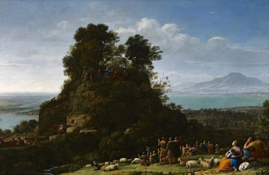 Fjellprekenen - Claude Lorrain