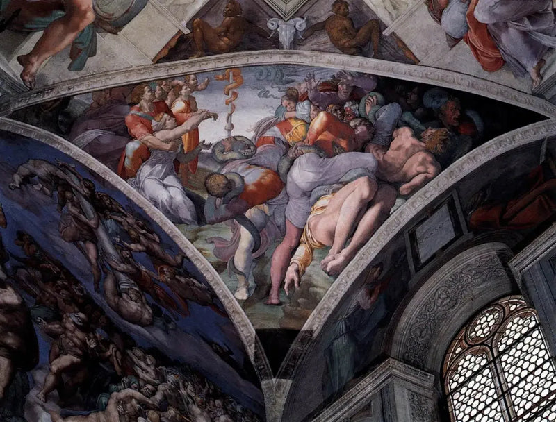 Bronseslangen - Michelangelo