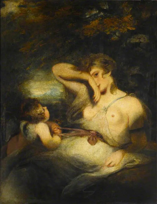 Slangen i gresset (Kjærligheten frigjør skjønnhetssonen) - Joshua Reynolds