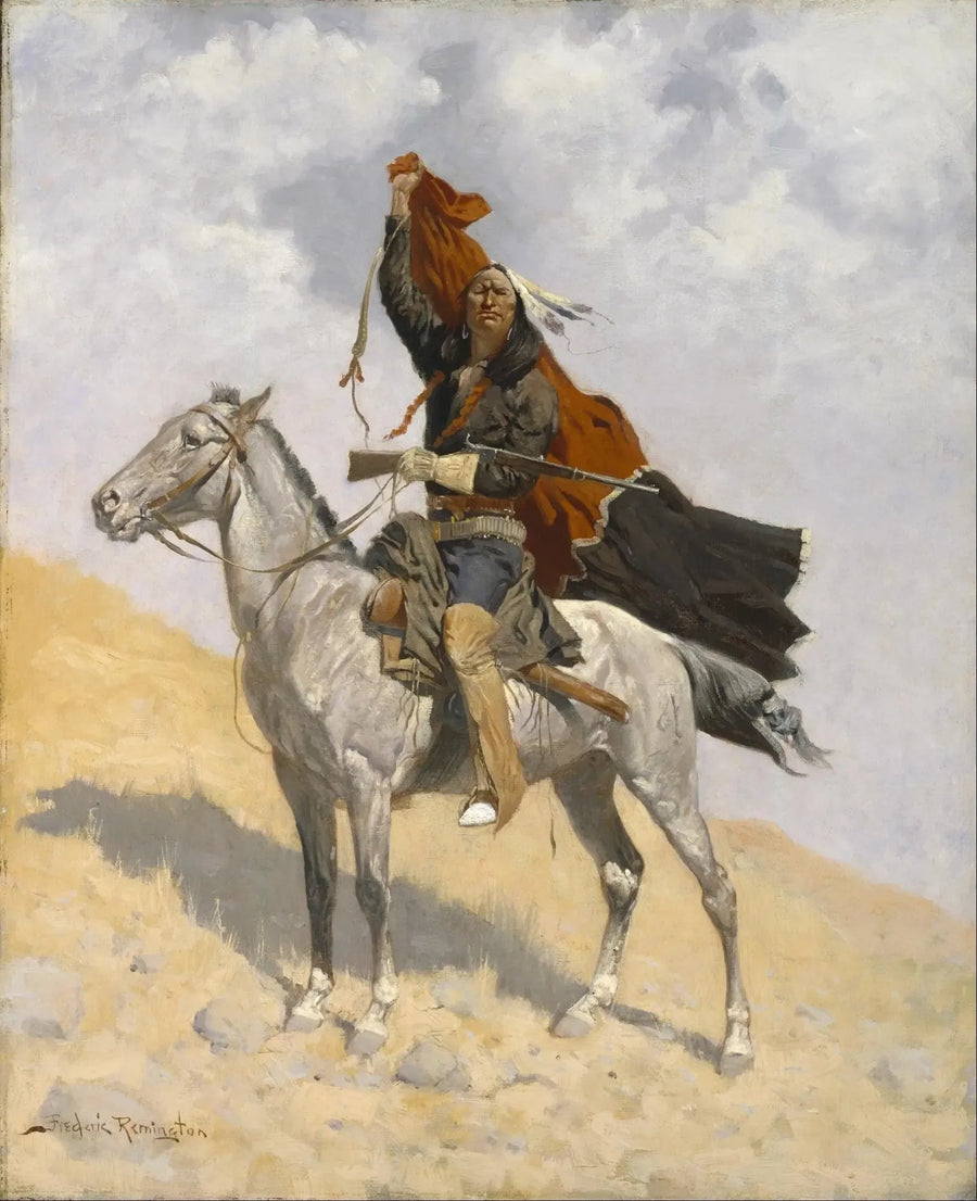 Signalet fra teppet - Frederic Remington

Source:
Le signal de la couverture - Frederic Remington