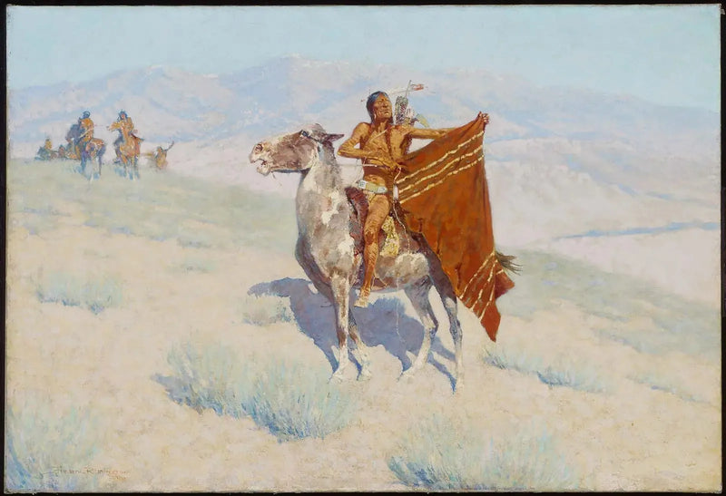 Signalet fra teppet - Frederic Remington

Source:
Le signal de la couverture - Frederic Remington
