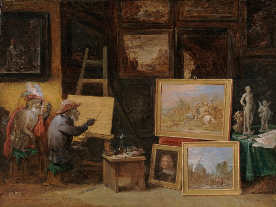 Malerskogen - David Teniers den Yngre

Source:
Le Singe peintre - David Teniers le Jeune