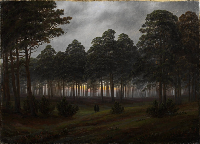 Kvelden - Caspar David Friedrich