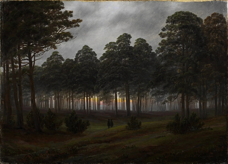 Kvelden - Caspar David Friedrich