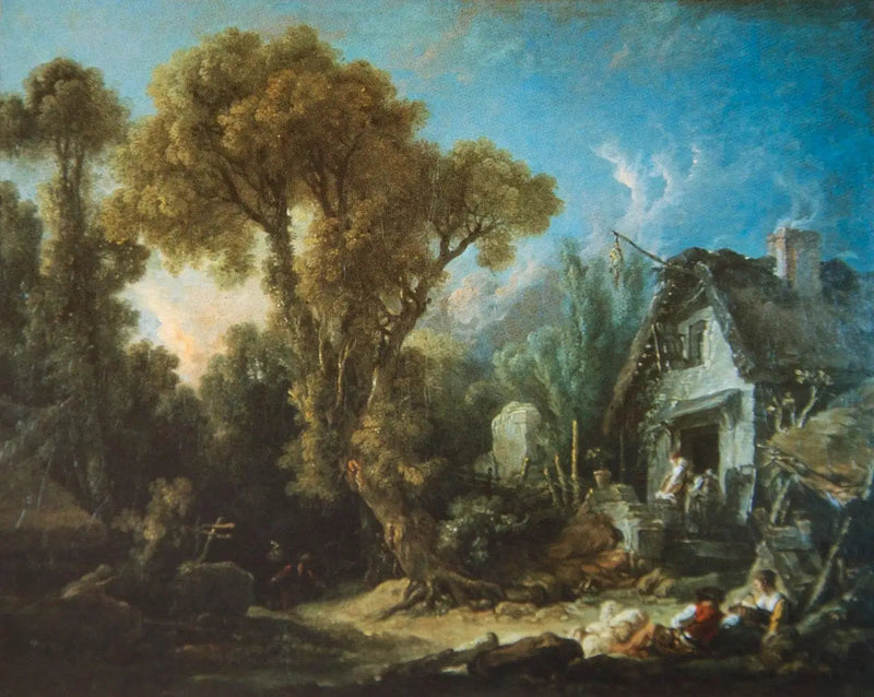 Kvelden (omkring Beauvais) - François Boucher