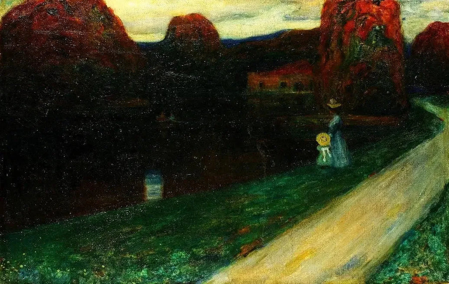 Kvelden. - Vassily Kandinsky