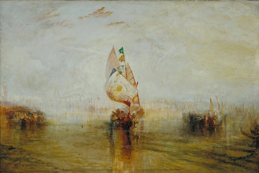 Solen i Venezia drar til sjøs - J. M. W. Turner