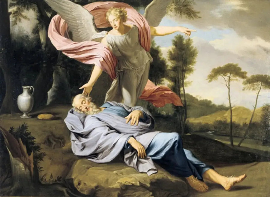 Elies søvn - Louis Jean François Lagrenée

Source:
Le Sommeil d'Élie - Louis Jean François Lagrenée