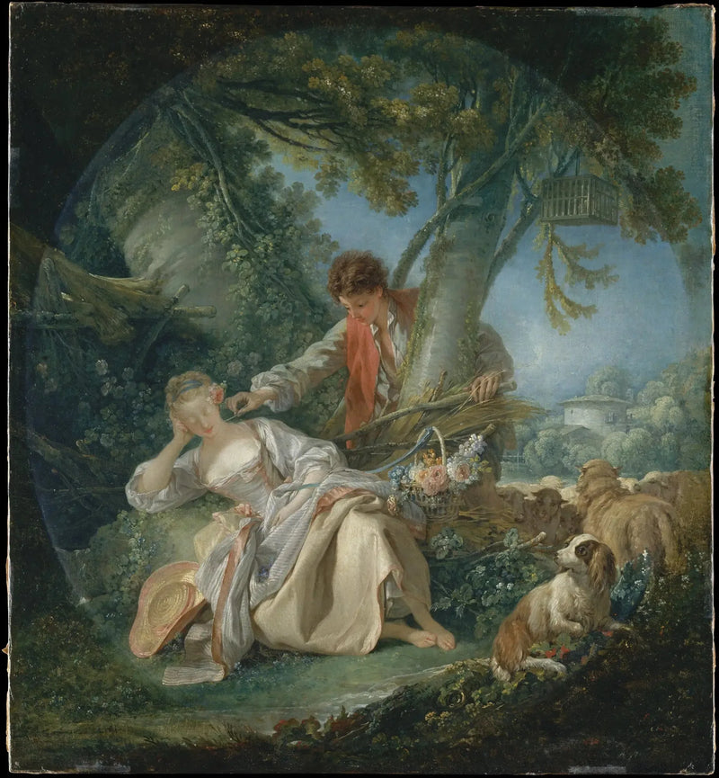 Den avbrutte søvnen - François Boucher