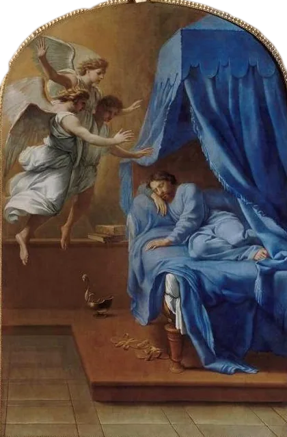 Saint Bruno's drøm - Eustache Le Sueur