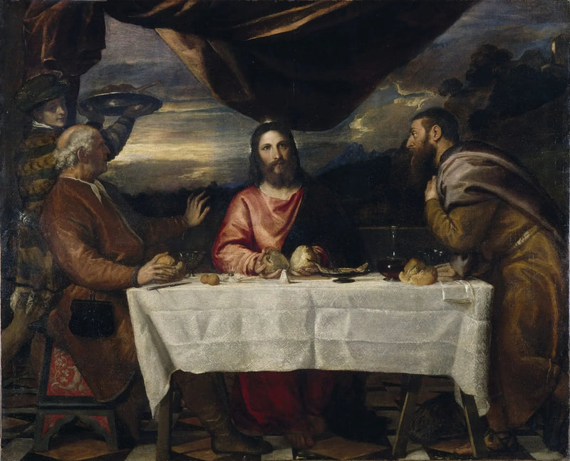 Emmaüs-middag - Titian