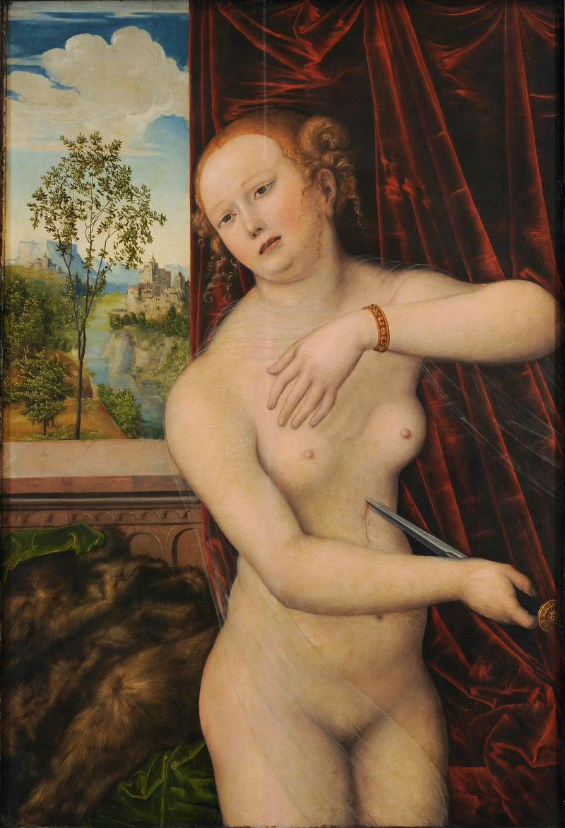 Selvfølgelig av Lucrezia - Lucas Cranach den eldre