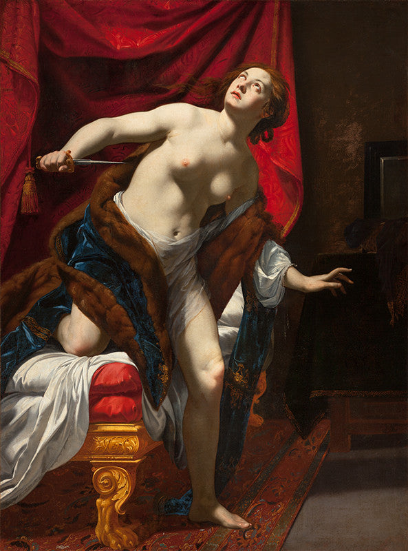 Lucrecias selvmord - Simon Vouet