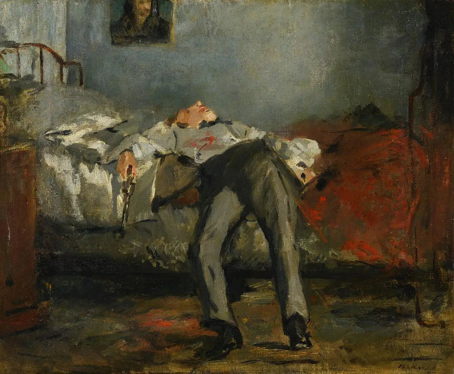 Selvmordet - Édouard Manet